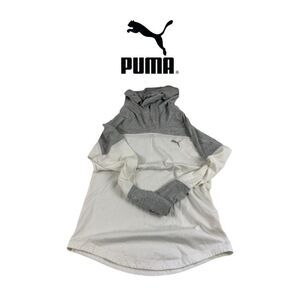 Puma White And Grey Hoodie. Sz M
